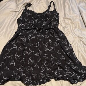 Sourpuss Black Skull Dolly Dress